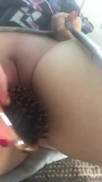 Imagine that this brush is your penis