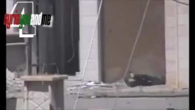 Guy tried doing laundry in Syria