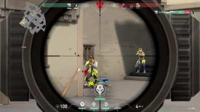 When shots just hit with high sens