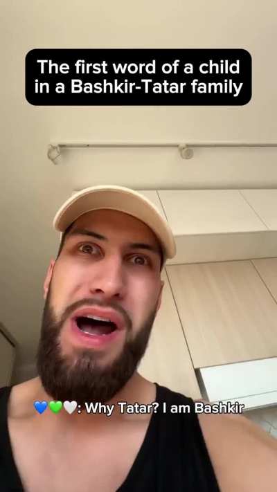 The first word of a child in a Bashkir-Tatar family