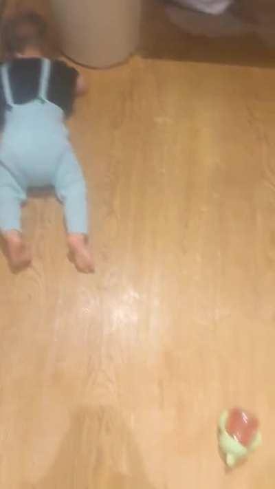 I'm having a tantrum because I want juice.. Even though there's juice in my cup