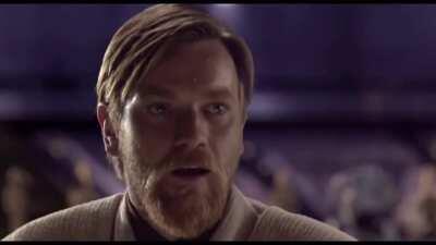 Ewan McGregor “dropping in” at Disney’s announcement of the Kenobi Series.