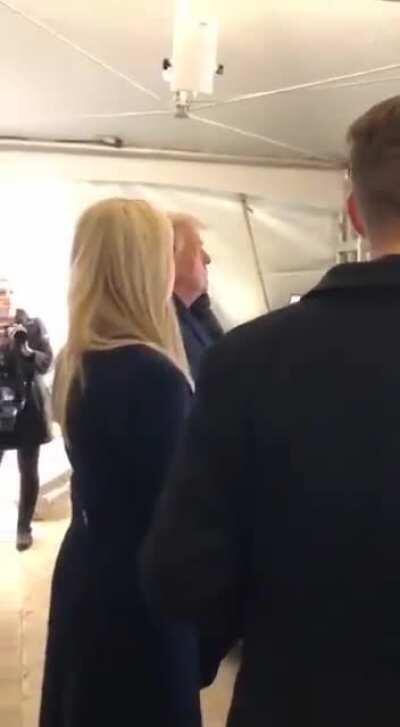 Trump Family celebrating the storming of the capitol