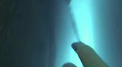 My biggest fear! A freighter just appearing, inches overhead!