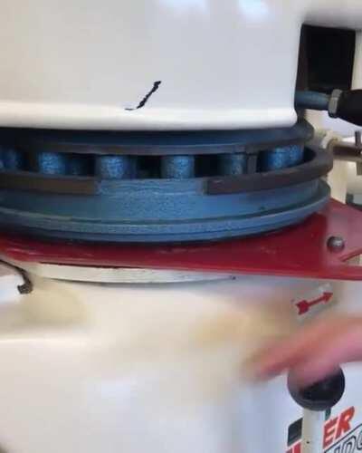 Dividing brioche buns machine