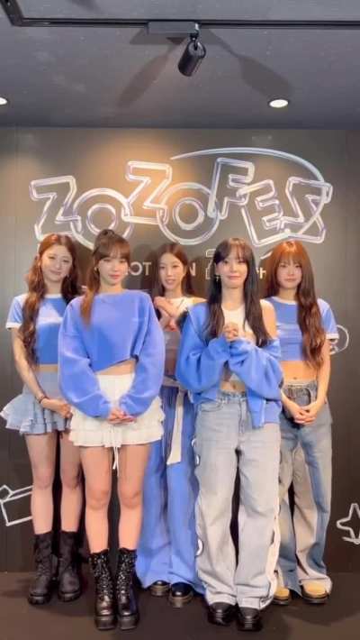 251013 ZOZOTOWN Twitter Update with Miyawaki Sakura & Kim Chaewon