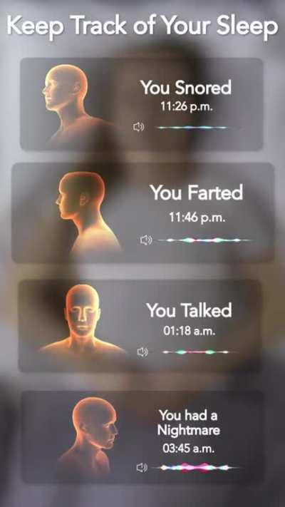 sleep tracker ad from tiktok