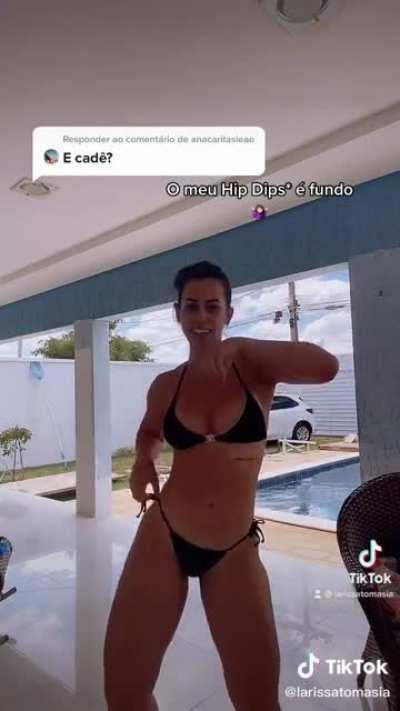 Tiktok da Larissa Tomásia bbb 22. Sem condições