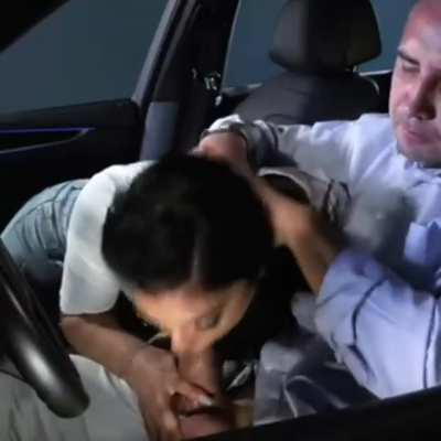 Gina Valentina car blowjob bj