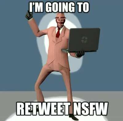 He is going to shitpost porn caw caw