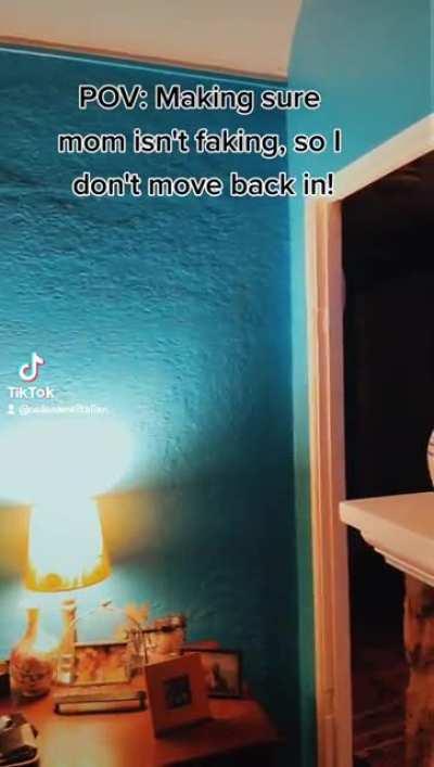 Mom is going a little hard with this.