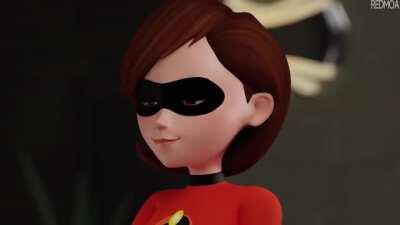 Elastigirl using her power (Redmoa) [The Incredibles]