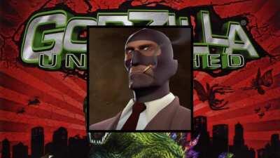 To my surprise, I found Spy's VA in the sound files of Godzilla Unleashed