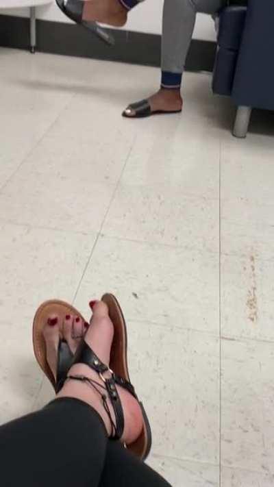 Sneaking shots during training