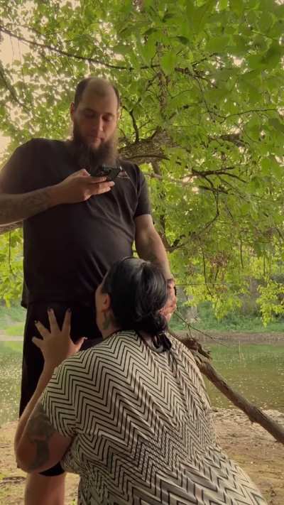 How we end our walks on date day..