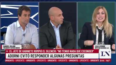 Lilia Lemoine defendió a Adorni: culpó a Marcela Pagano, a Delcy Rodríguez, a la AFA y a Tobillino