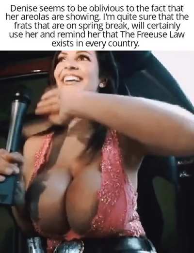 Seeing big tits equals groping and fucking in The Freeuse World.