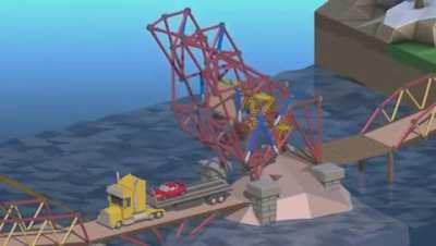 [Poly Bridge 2] Sometimes this game is so satisfying