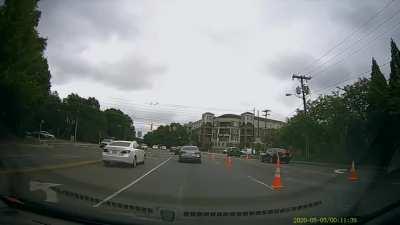 How to navigate a work zone