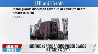 ALEX!! Time to use those contacts and get the EPSTEIN GUARDS on the POD! GET TOVA NOELLE ON THE POD!!