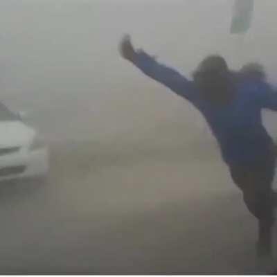 Aang: *enters the avatar state* Everyone: *runs away* Katara: