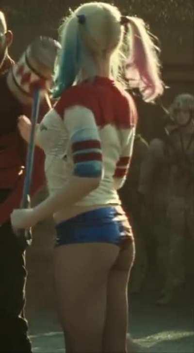 Margot Robbie as Harley Quinn is just begging to get her tight little ass pounded she’s the ultimate cock tease