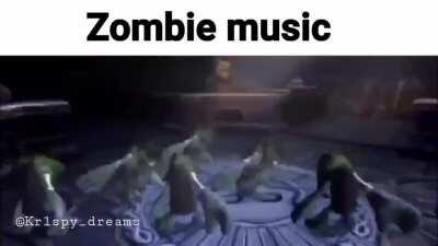 Zombie dance party! Aww yeah, shake it!