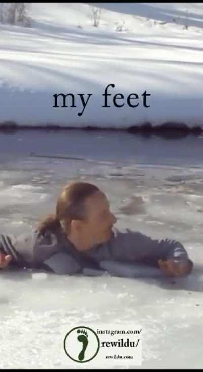 Save your life hack: Do this if you’ve fallen through thin ice