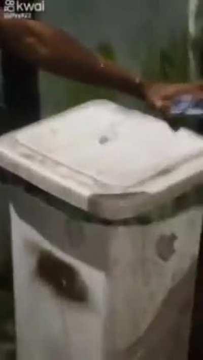 Guy plays a nasty prank on his 