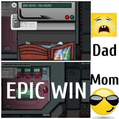 If InnerSloth decided to make mobile game ads.