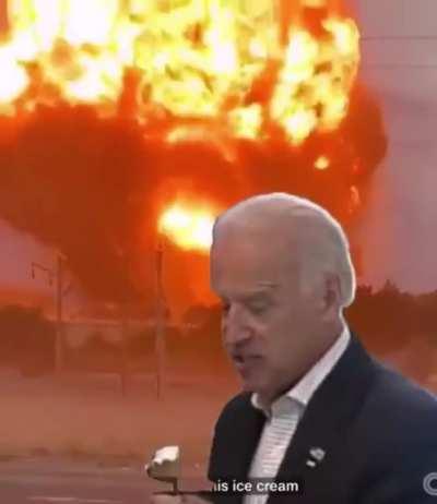 What’s going on is no laughing matter. What is funny is that this is the US President. God help us.