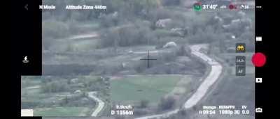 Very rare footage of ukrainain SOF using a switchblade 300 to target a russian T-72B3 and its crew.