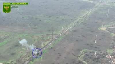 RU pov: More footage from a failed UA attack in the Soledar direction. Shows direct hits on IFVs and dead UA soldiers on top of a BMP and around it.