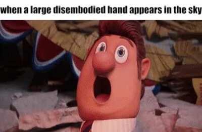 There is no escape. The Hand is always slightly faster than you