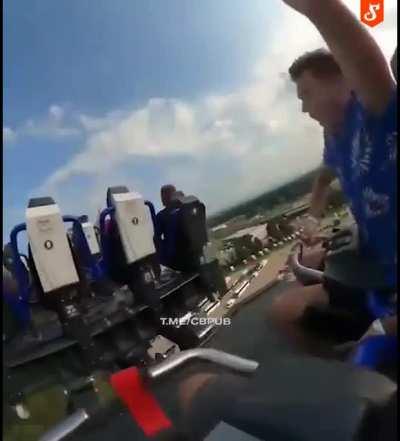 Panic reaction of a goat