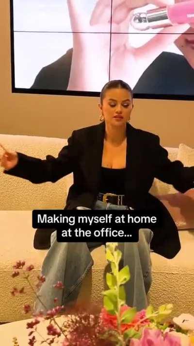 Selena in her office | TikTok December 2023