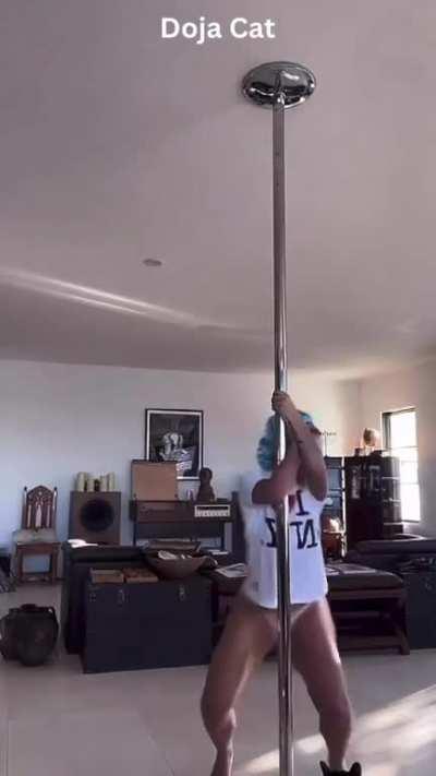 Twirling on the pole