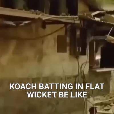 Flat pitches centuries 👎