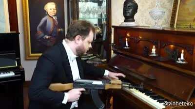 Even an AK-47 is melodic lol