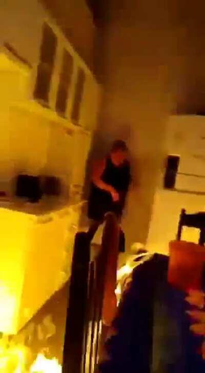 What could go wrong with a homemade flamethrower?