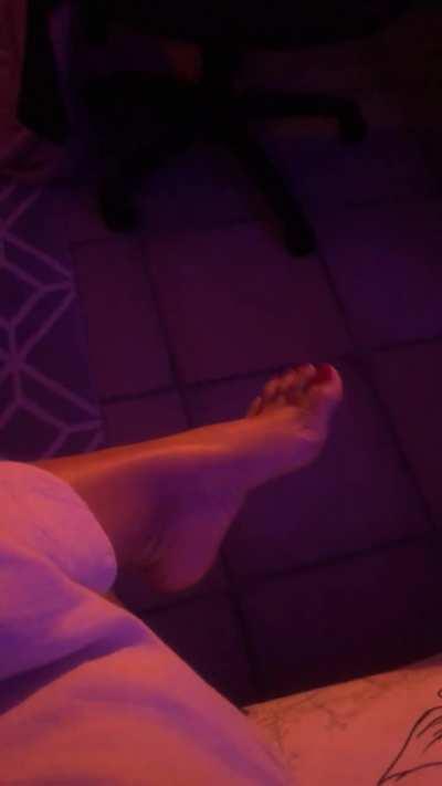 who wants to be my foot slave?