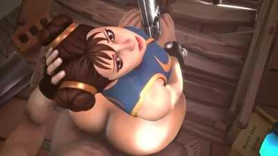 Chun-Li getting fucked (Stoned Dude) [Street Fighter]