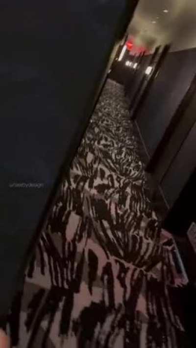 got naked and took a facial in the hotel hallway 😇 [GIF]