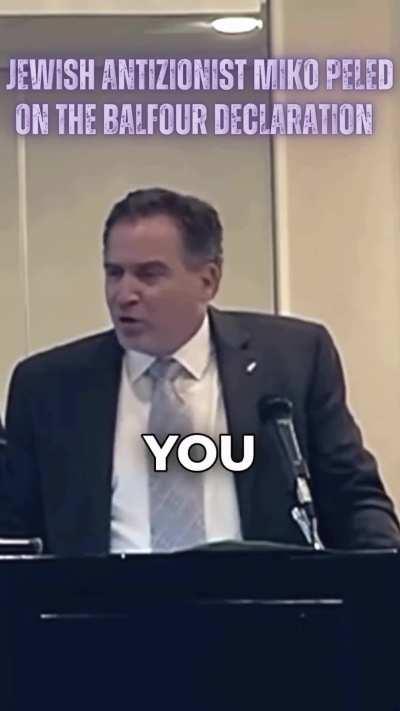 Miko Peled presents: The inception of Israel in 30 seconds