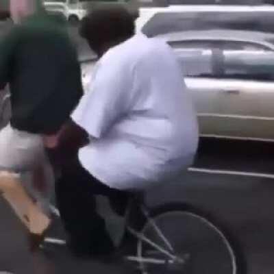 Poor guy seemed disappointed