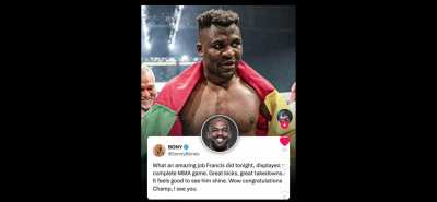 Will we ever see? Bony vs francis bony I see you nigga 