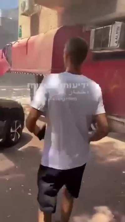 Direct hit in Ramat Gan breaking video