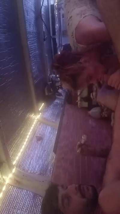 Slightly cloudy this morning in the 727