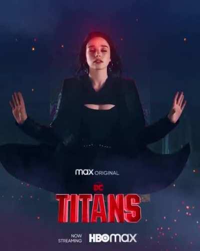 Raven from comics to live action. Titans S3 promo clip