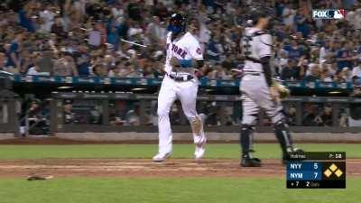 [Highlight] Pillar drives Javy Baez home after Baez beat out an infield single to first and the challenge ruled him safe